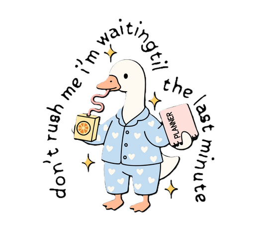 procrastination goose